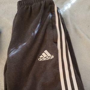 Mens adidas joggers small dark gray
